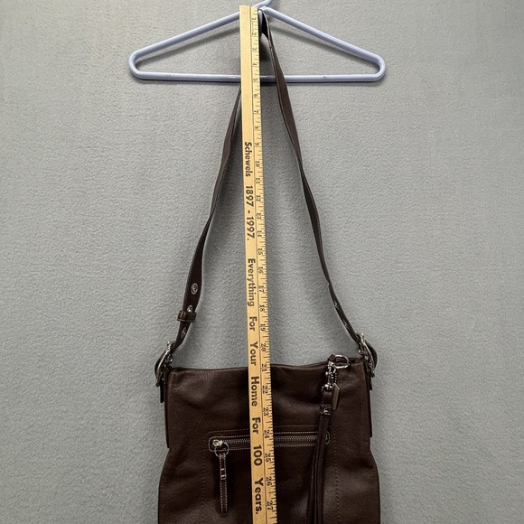 Coach Crossbody Bag Womens Adjustable Strap Tassel Zip Pocket Leather F06X-1415 - Picture 3 of 12